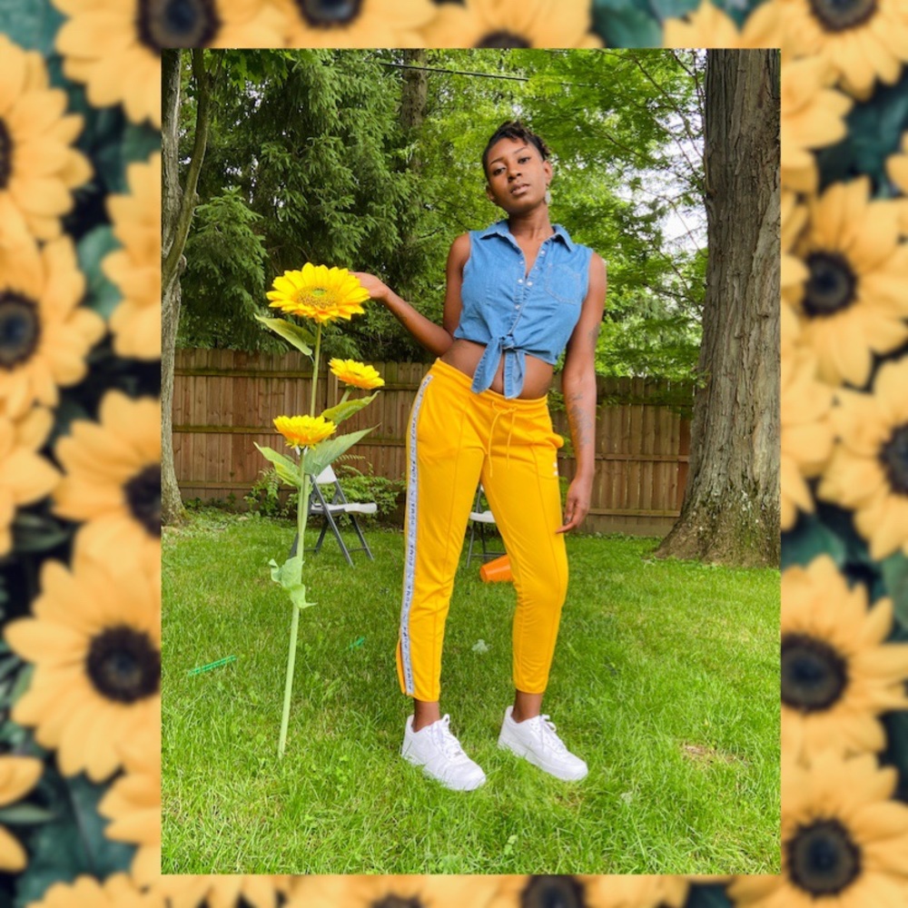 NWT CITRUS YELLOW PUMA TRACK PANTS